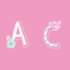 Sharing Wildflowers-Alphabet For iMessage