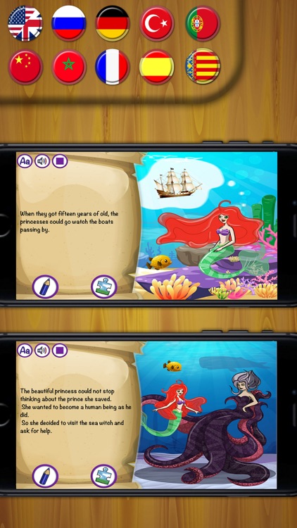 Tale of the Little Mermaid - interactive books