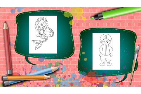 Coloring Book Kids Stories screenshot 4