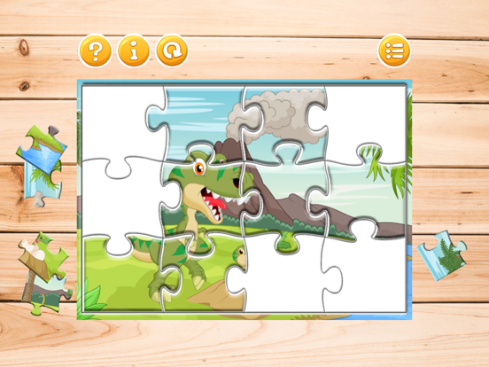 Screenshot #6 pour Jeux Dinosaur Jigsaw Puzzles pour enfants et tout