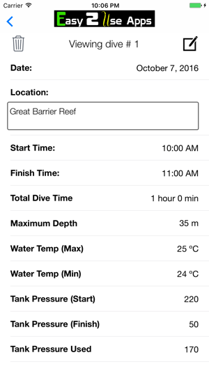 Dive Logbook (Journal)(圖2)-速報App