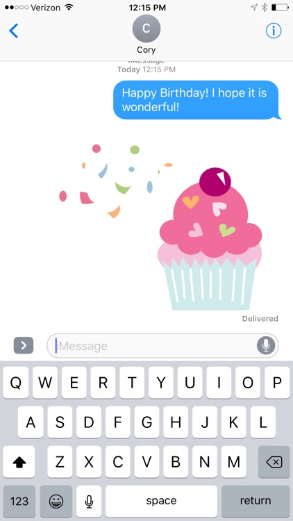 Birthday Design Sticker Pack screenshot-4