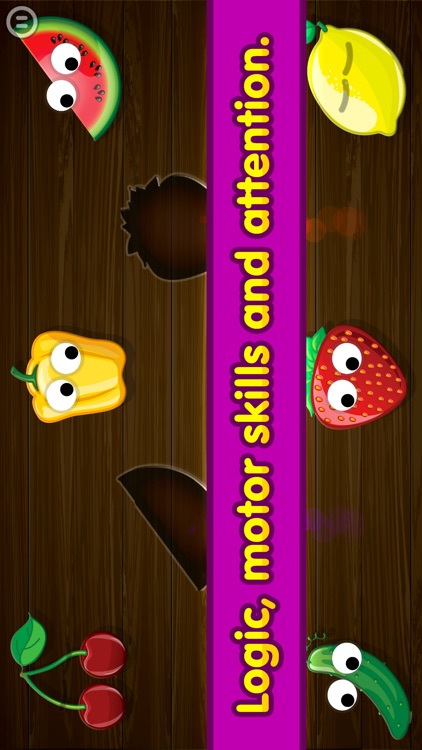 Kids Food Games: Toddlers, Boys Girls Puzzle Free