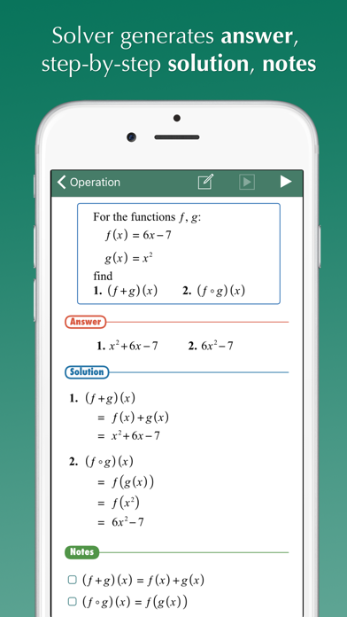 Screenshot #3 pour FX Algebra Solver