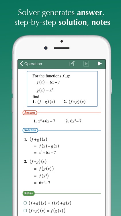 FX Algebra Solver