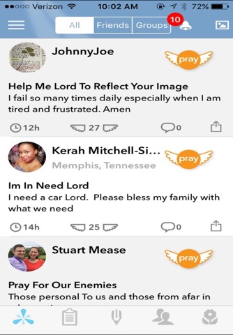 Precarii - A Prayer App screenshot 2