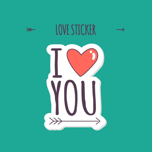 I Love You - Heart Stickers icon