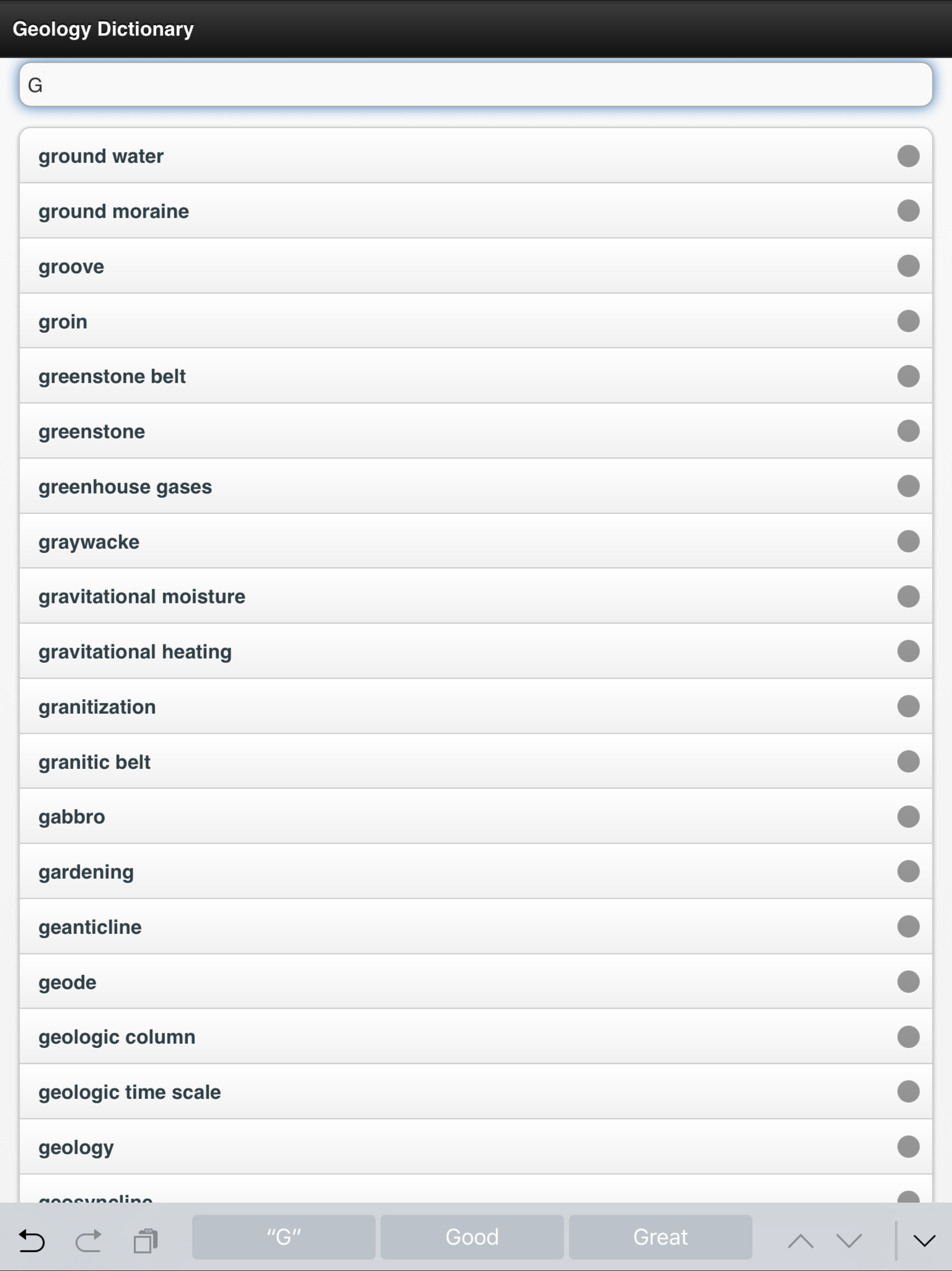 Geology Dictionary Offline screenshot 5