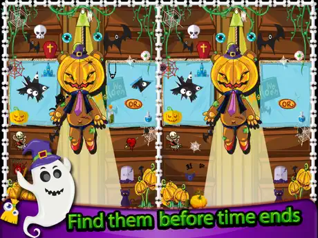 Find & Spot the Difference:kids Halloween Edition