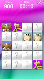 animals' matching for kids - memory game iphone screenshot 1