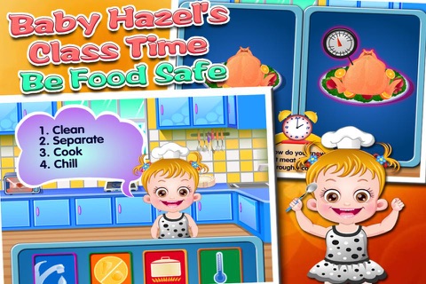 Baby Hazel's Class Time - Be Food Safe screenshot 3