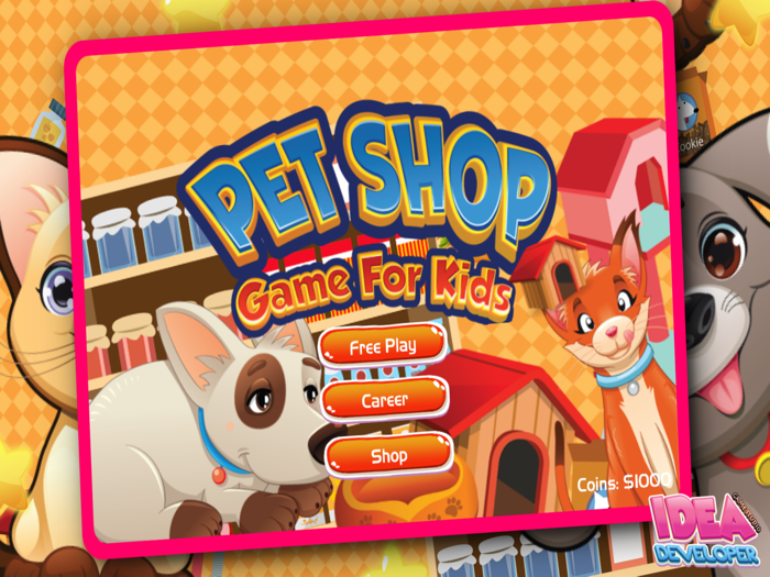 Pet Shop In The World Kids Game