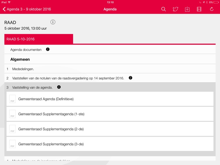 Politiek Portaal Publieksapplicatie screenshot-3