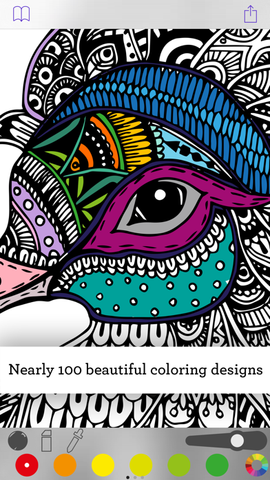 Screenshot #1 pour Contour Color - Coloring App