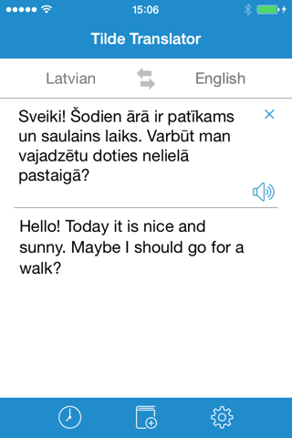 Tilde Translator screenshot 2