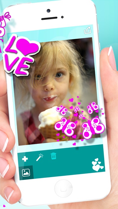 Screenshot #2 pour Autocollants Mignon Pour Photos - Meilleur Éditeur