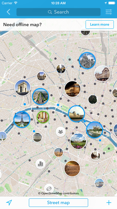 Screenshot #1 pour Paris - Carte hors ligne et guide de la ville