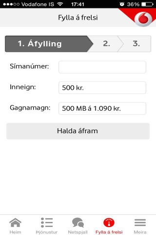 Vodafone 1414 screenshot 4