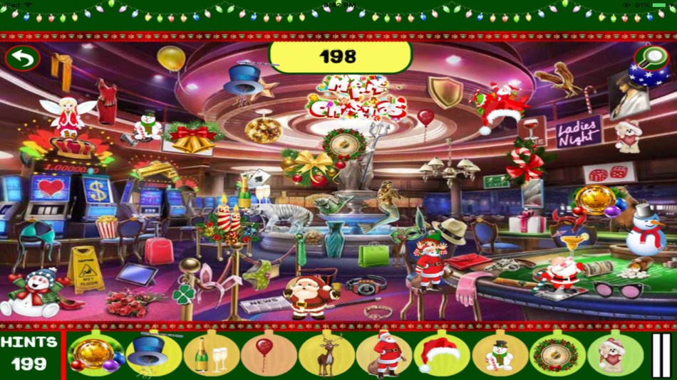 #5. Hidden Objects:Christmas Big Home Hidden Object (iOS) By: atul patel