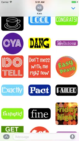 Game screenshot Sticker Phrase - stickers for iMessages hack