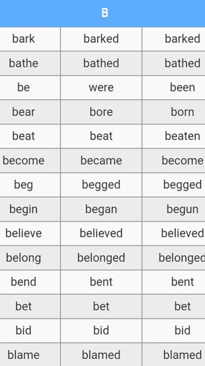Learn English Verbs - Regular And Irregular Verbs screenshot-4