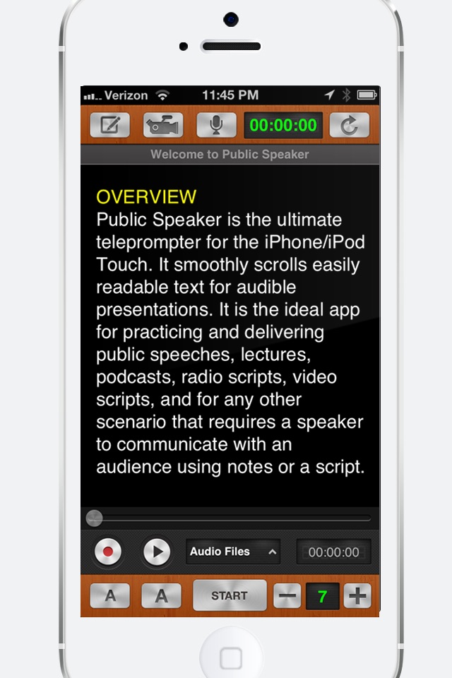 Prompster Pro™ - Teleprompter screenshot 2