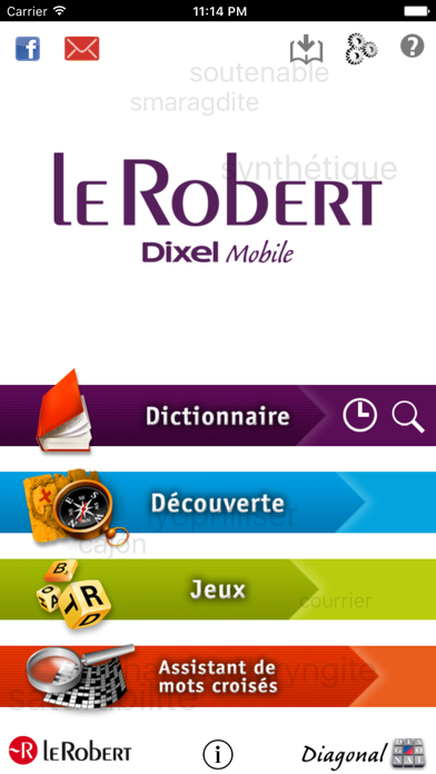 Screenshot #1 pour Dictionnaire DIXEL Mobile