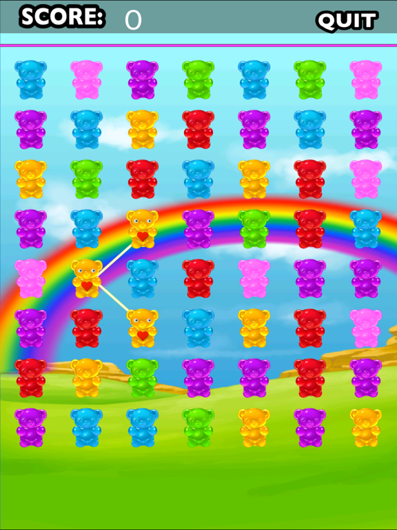 Gummy Bear Match - Free Candy Game