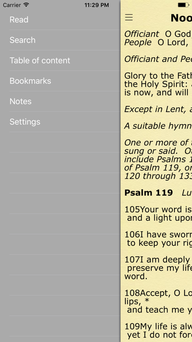 Book of Common Prayer. All Prayers for each Day screenshot 3