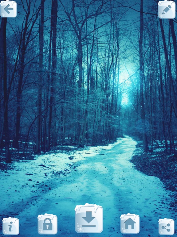 Frozen Wallpaper – Winter Background Themes iPad screenshot