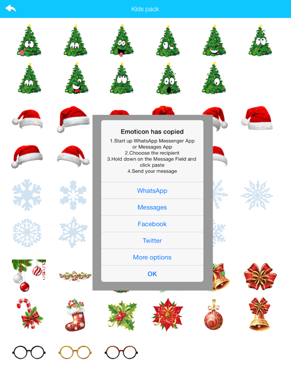 Screenshot #6 pour Christmas Stickers and Emoji