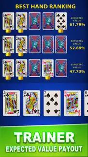 video poker deluxe - vegas casino poker games iphone screenshot 3