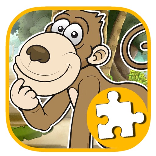 Jigsaw Puzzle Game For Monkey Jungle Adventure Icon