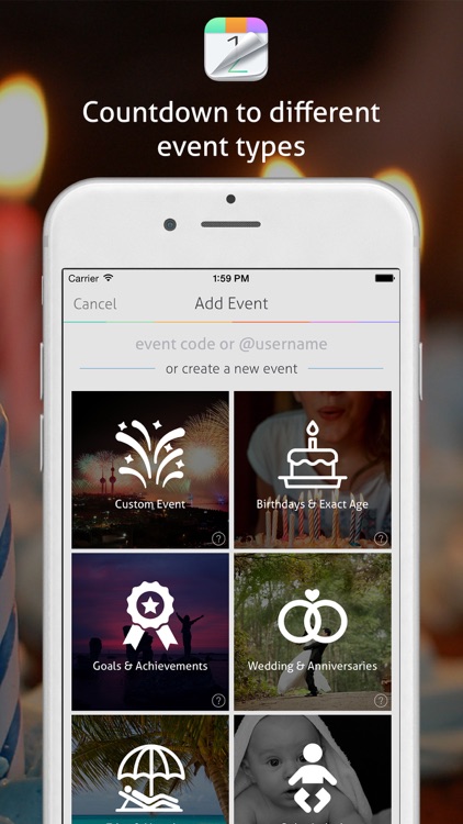 Countdown+ Lite Social & Calendar Events