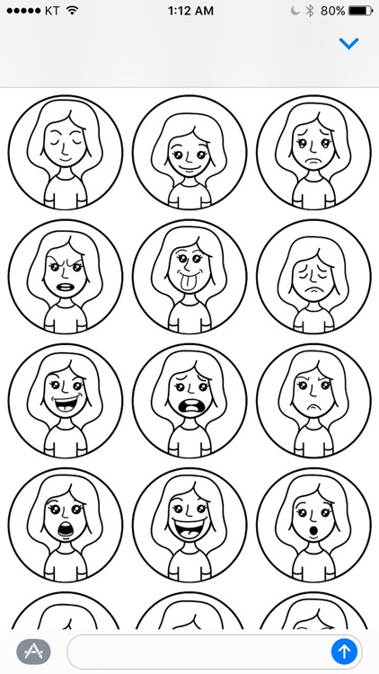 Aniemoji Charming Girl