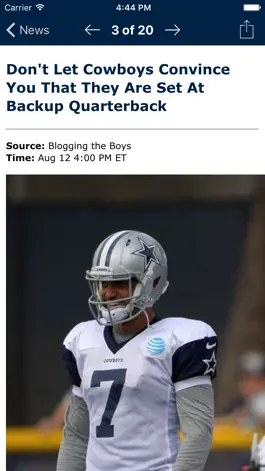 Game screenshot Football News - Dallas Cowboys apk