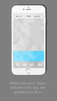 voice volume meter pro iphone screenshot 1