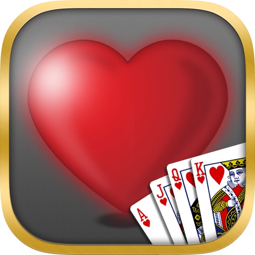 Hearts Solitaire Free Play Classic Card Game+ iOS App