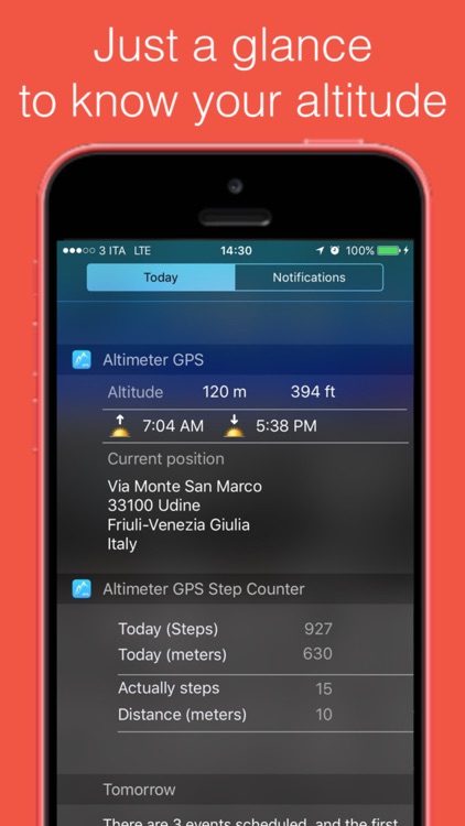 Altimeter GPS - with speedometer, barometer, maps