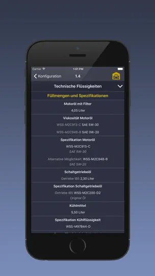 Screenshot von TechApp Für Ford auf dem iPhone 5