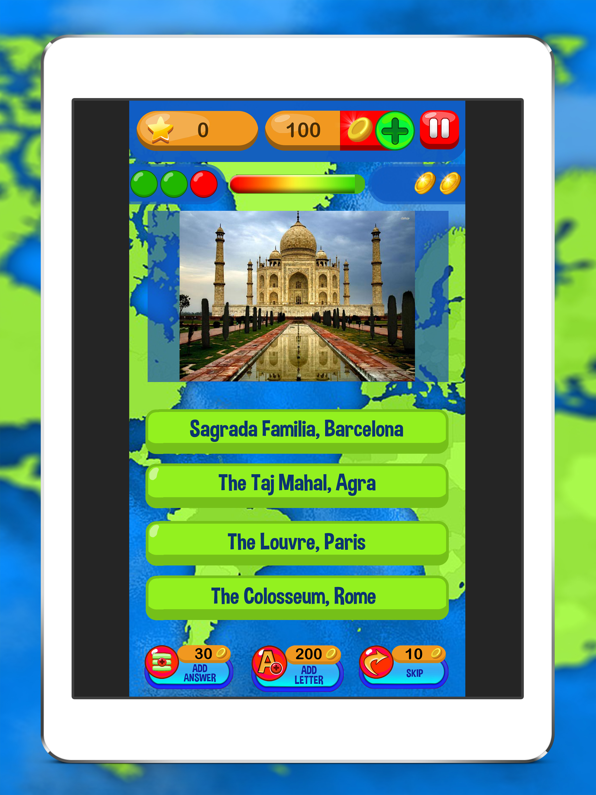 Geography Trivia Quiz – Best Free Education Game
