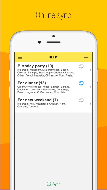 sList-a handy shopping list,buy,checkout,organize screenshot-4
