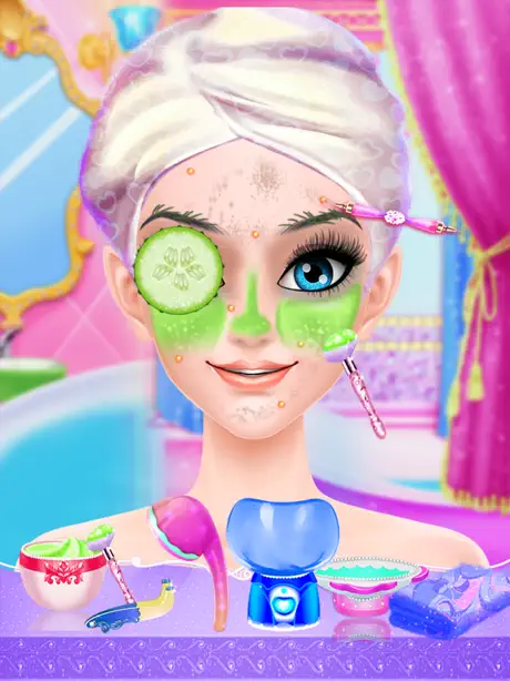 Princess salon Makeup,Dressup& Makeover Girls Game