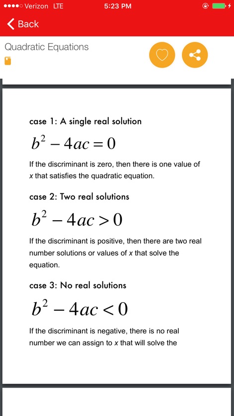 Algebra Study Guide LT - App de Educación | MWM