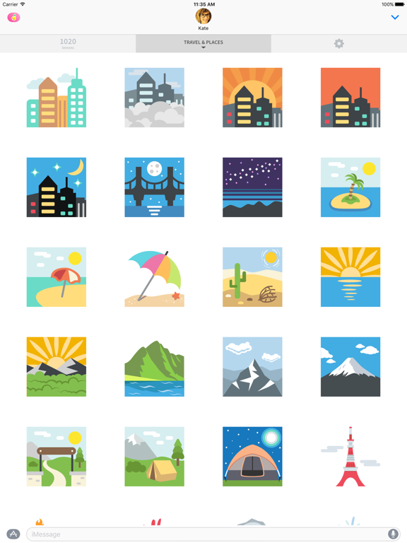 Lemonade stickers for iMessage iPad screenshot 4 - Lifestyle app