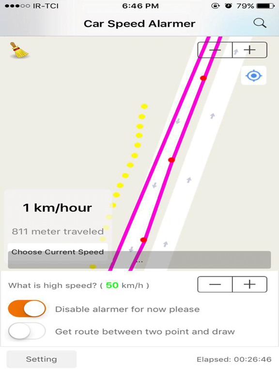 Screenshot #5 pour Speed Alarmer