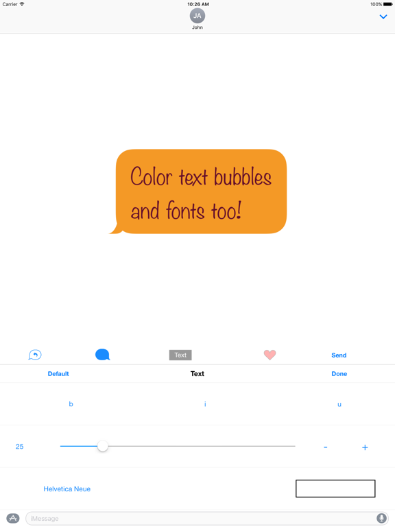 Screenshot #6 pour Color Text Bubbles on iMessage