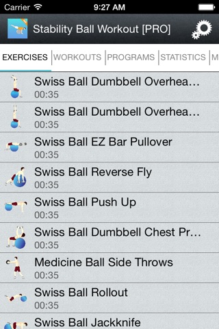 Exercise Ball Workouts & Weighted Stability Plans screenshot 2