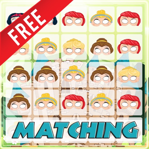 Match and Merge Game Princess Snow White Masks