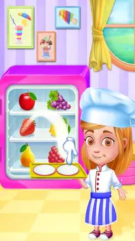 Game screenshot Мороженое салон для детей смузи и фруктовое hack